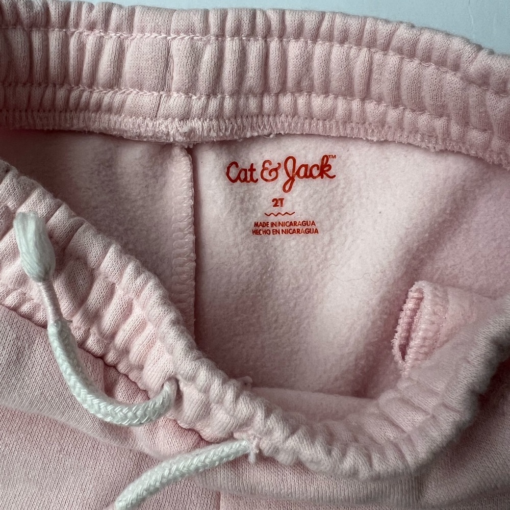 Cat & Jack Valentines Day Set with Bonus Pale Pink Sweatpants - Picture 8 of 9